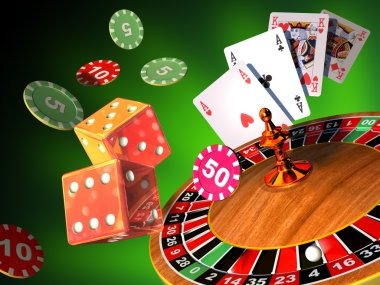 Live dealer at a blackjack table in a professional studio